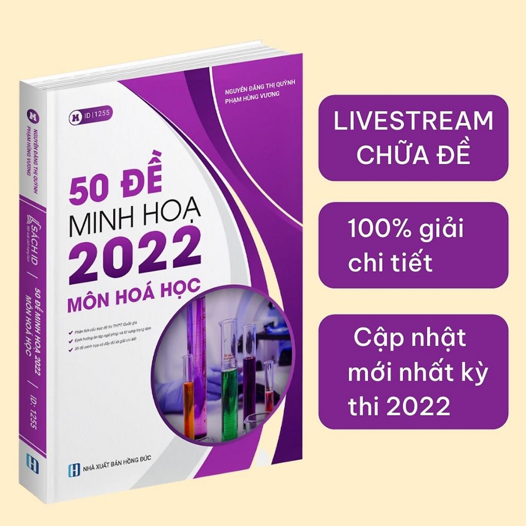 50 Đề Minh Họa 2022 Môn Hóa Học